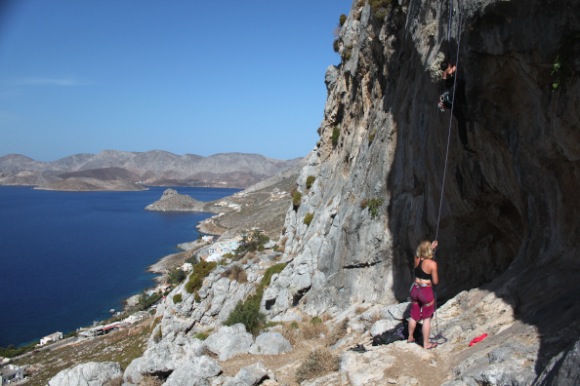 sea rock climbing
