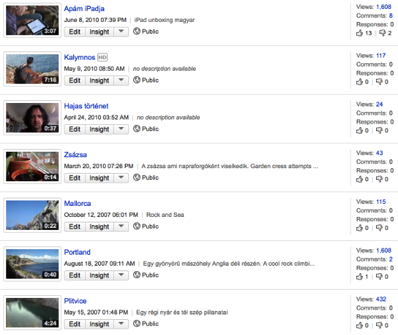 youtube lista