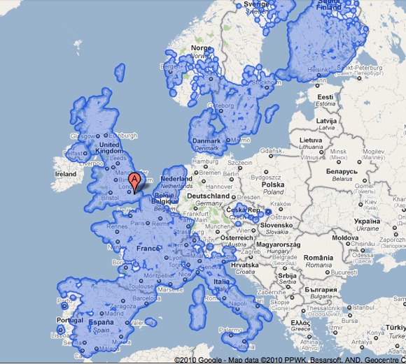 Google Street View Europa